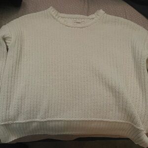 white sweater from Aeropostale